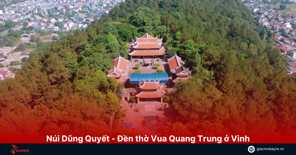 Núi Dũng Quyết - Đền thờ Vua Quang Trung