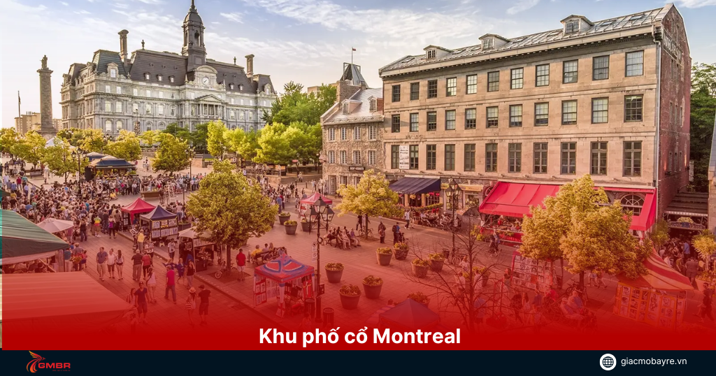 Khu phố cổ ở Montreal