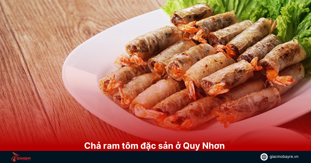Chả ram tôm đất ở Quy Nhơn