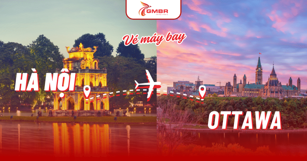 vé máy bay từ Hà Nọi đi Ottawa
