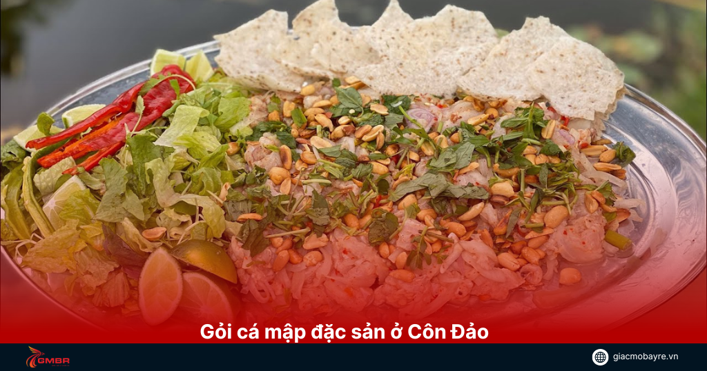 Gỏi cá mập đặc sản ở Côn Đảo