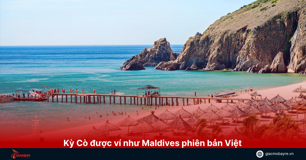Kỳ Cò được ví như Maldives phiên bản Việt