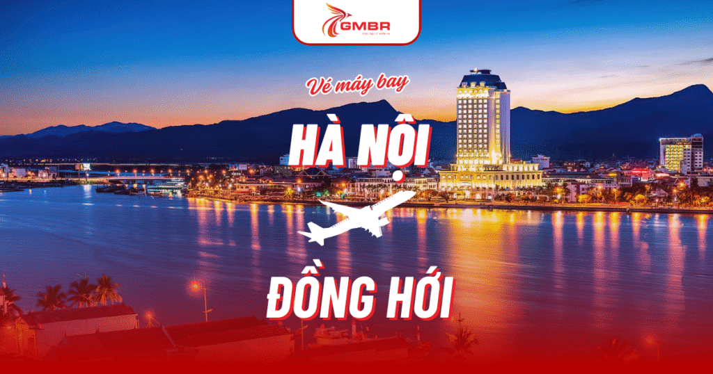 vé máy bay từ hà nội đi đồng hới