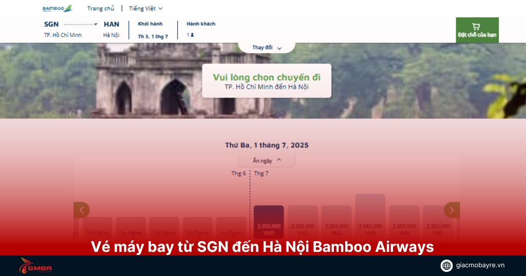 vé máy bay Bamboo Airways