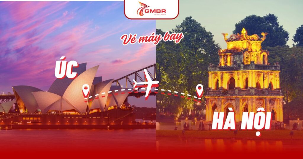 Vé máy bay từ Úc đi Hà Nội