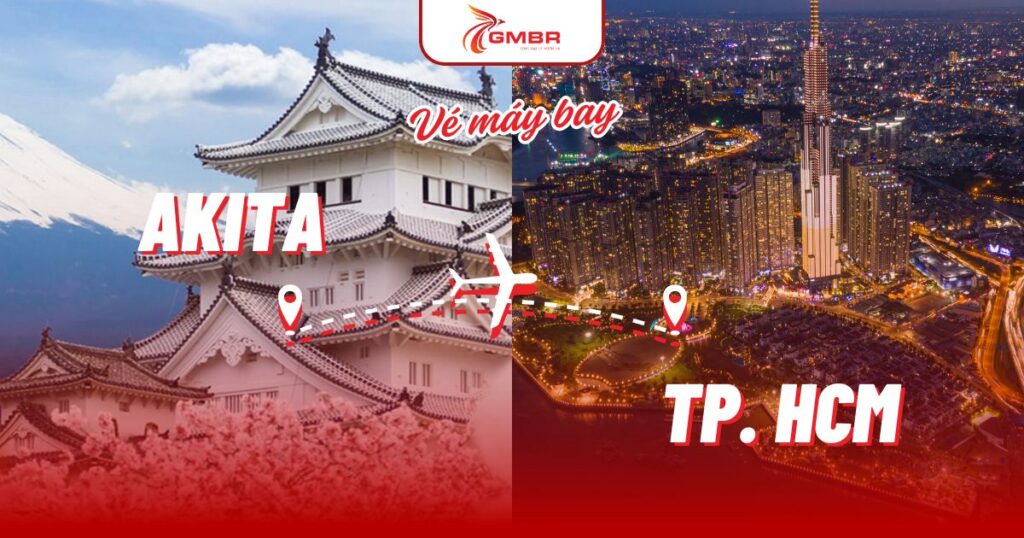 Vé máy bay từ Akita đi TP. Hồ Chí Minh