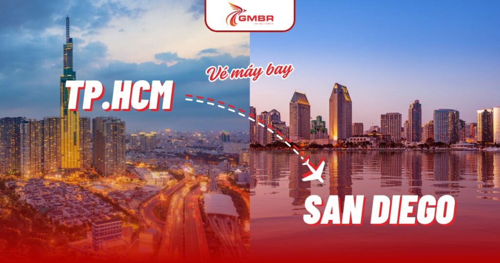 Vé máy bay từ TP. Hồ Chí Minh đi San Diego