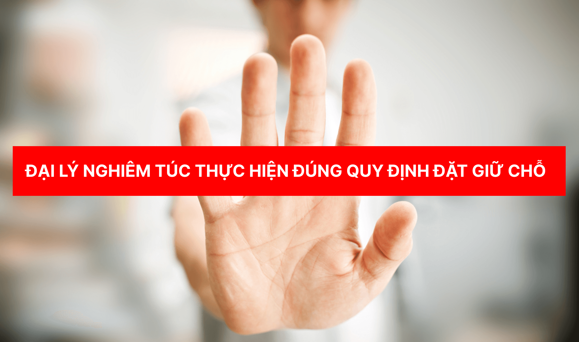 Điều lệ phòng chống giữ chỗ khống