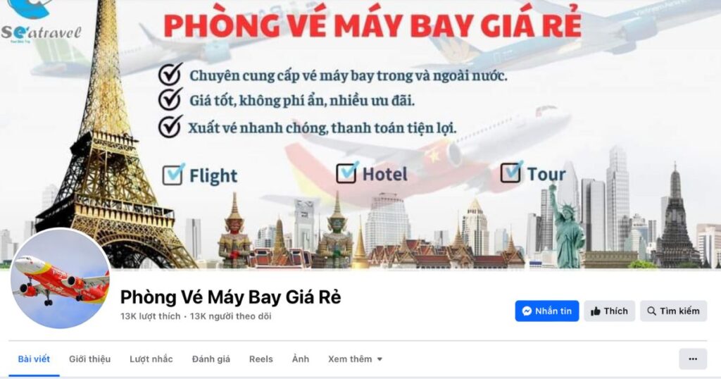 Phòng vé máy bay Sea Travel cung cấp đa dạng dịch vụ cho khách hàng
