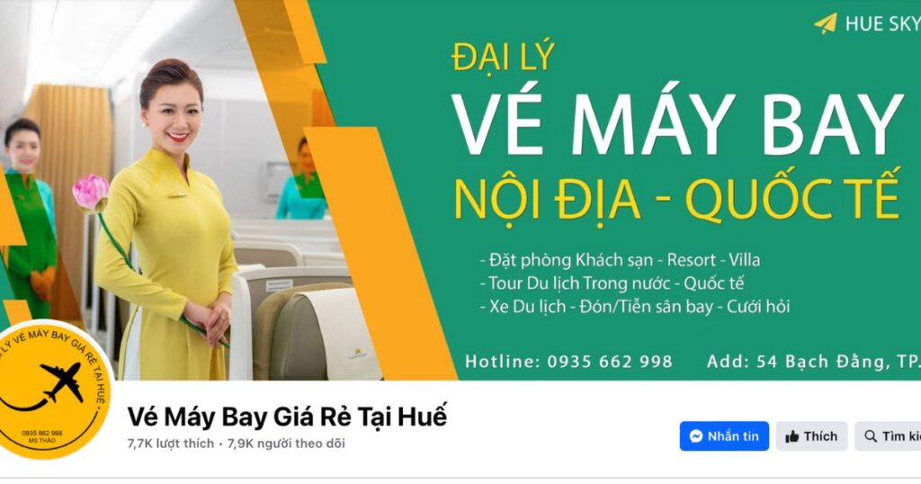 Hue Skyline là một trong các đại lý vé máy bay tại Huế uy tín
