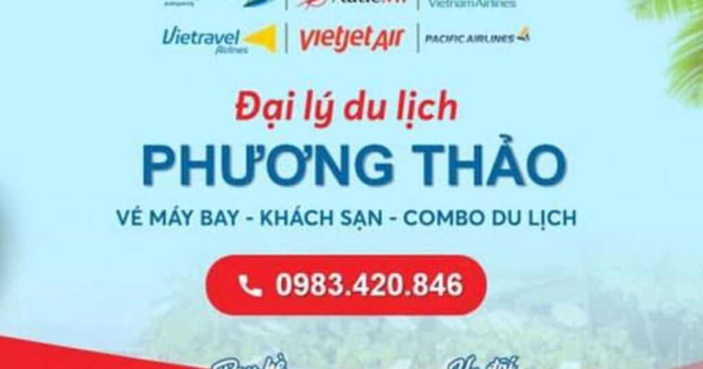 Đại lý máy bay Phương Thảo tại Thanh Hóa 
