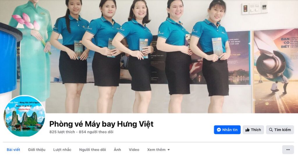 Phòng vé máy bay Hưng Việt được đông đảo khách hàng lựa chọn
