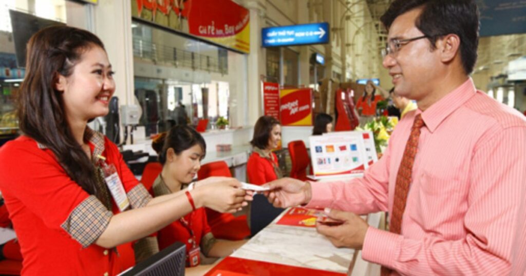 Phòng vé tại sân bay Phú Bài là đại lý vé máy bay Vietjet tại Huế chính hãng
