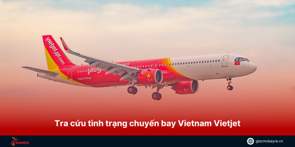 Tra cứu tình trạng chuyến bay của Vietjet