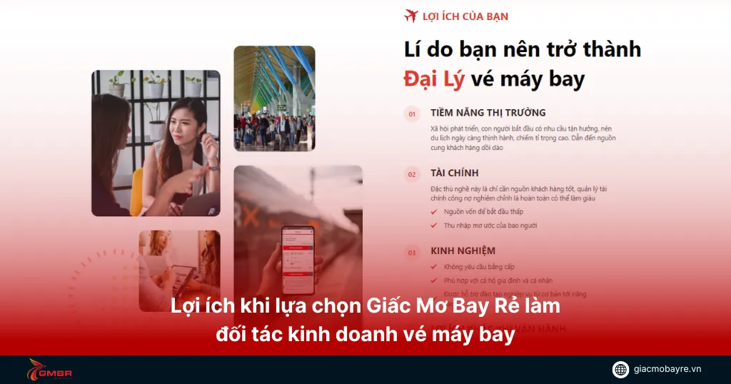 Lợi ích khi trở thành đại lý vé máy bay