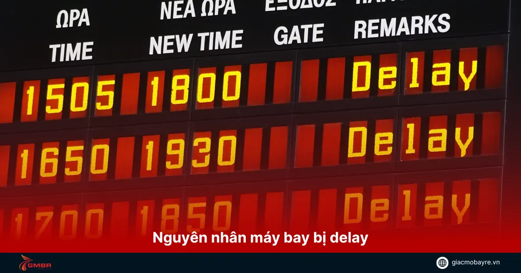 Nguyên nhân máy bay bị delay