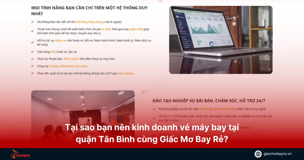 Lý do bạn nên làm đại lý vé máy bay tại quận Tân Bình