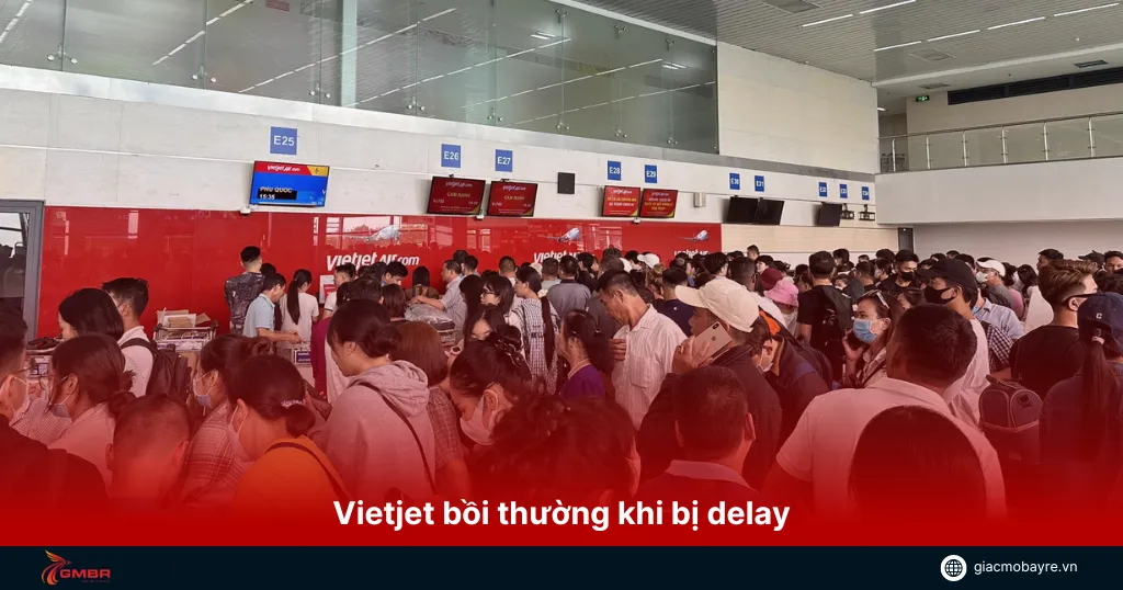 Vietjet bồi thường khi bị delay