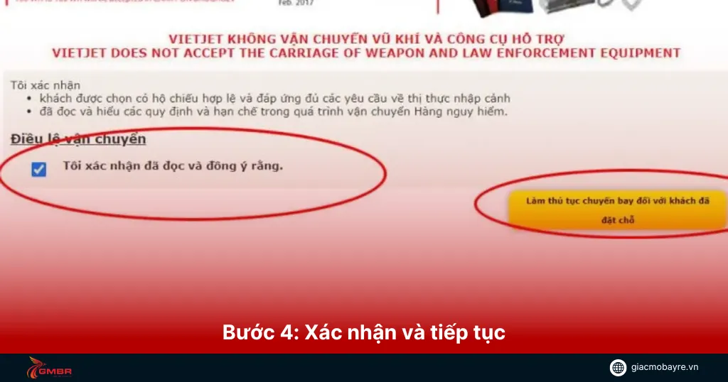 Xác nhận thông tin