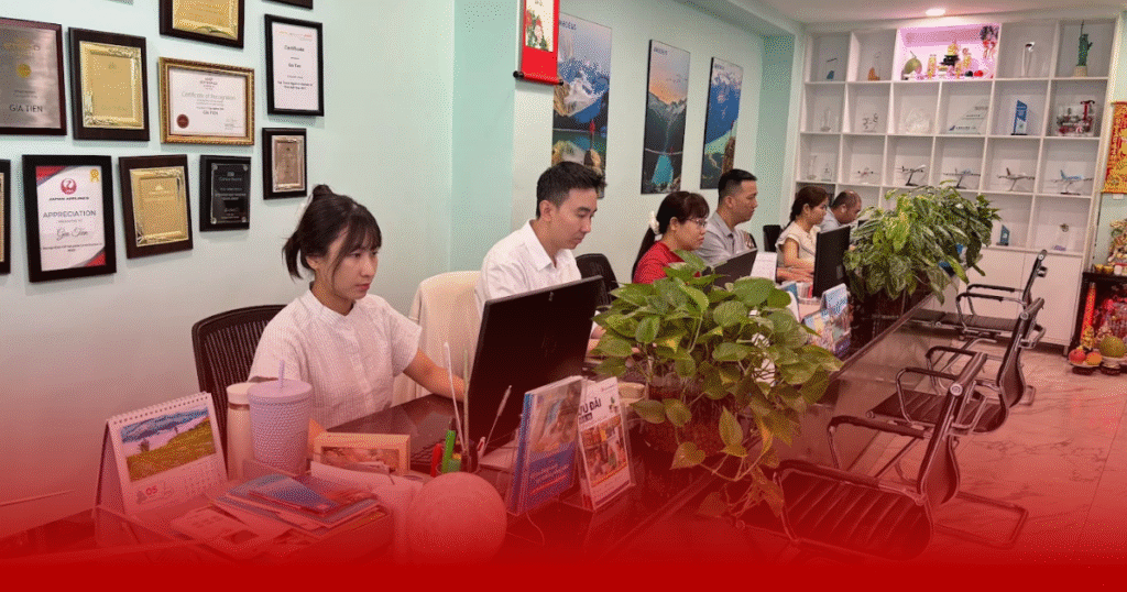 Đại lý vé máy bay Gia Tiến
