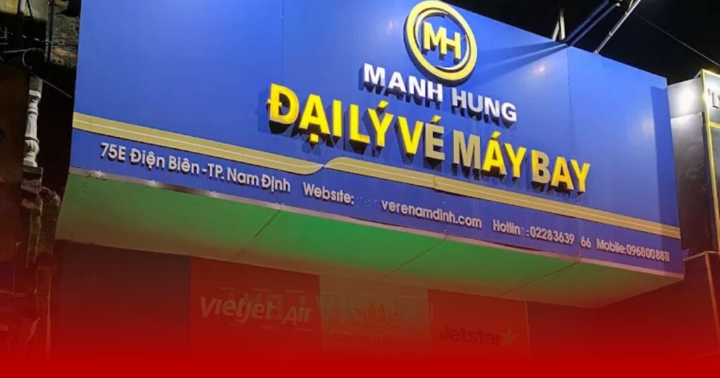 Đại lý vé máy bay uy tín tại Nam Định 2 Đại lý vé máy bay Mạnh Hùng