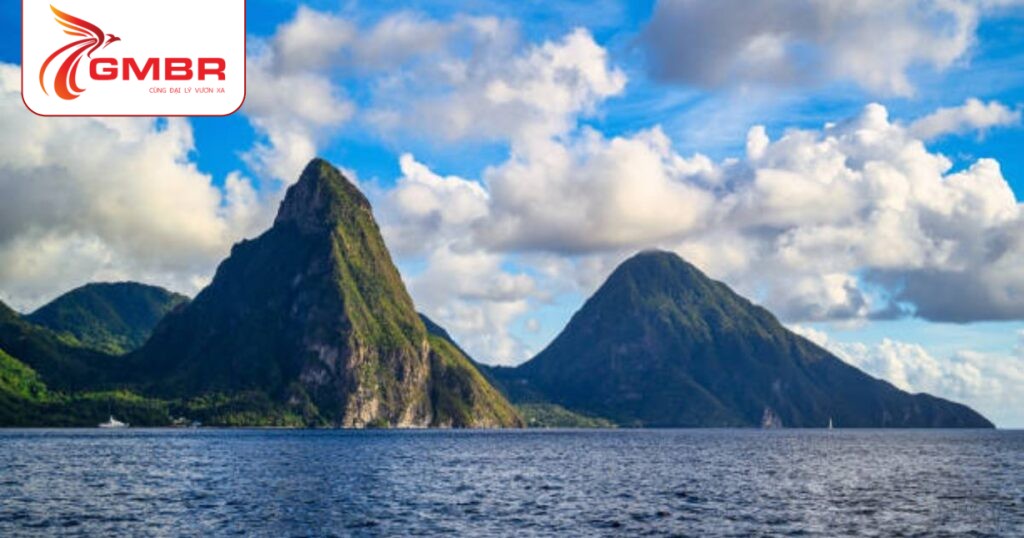 Du lịch Saint Lucia: Địa điểm du lịch, Lịch trình du lịch & Hãng hàng không khai thác chuyến bay đến Saint Lucia 2 Cặp núi Pitons