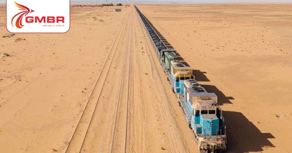 Chuyến tàu hỏa quặng sắt Mauritanie