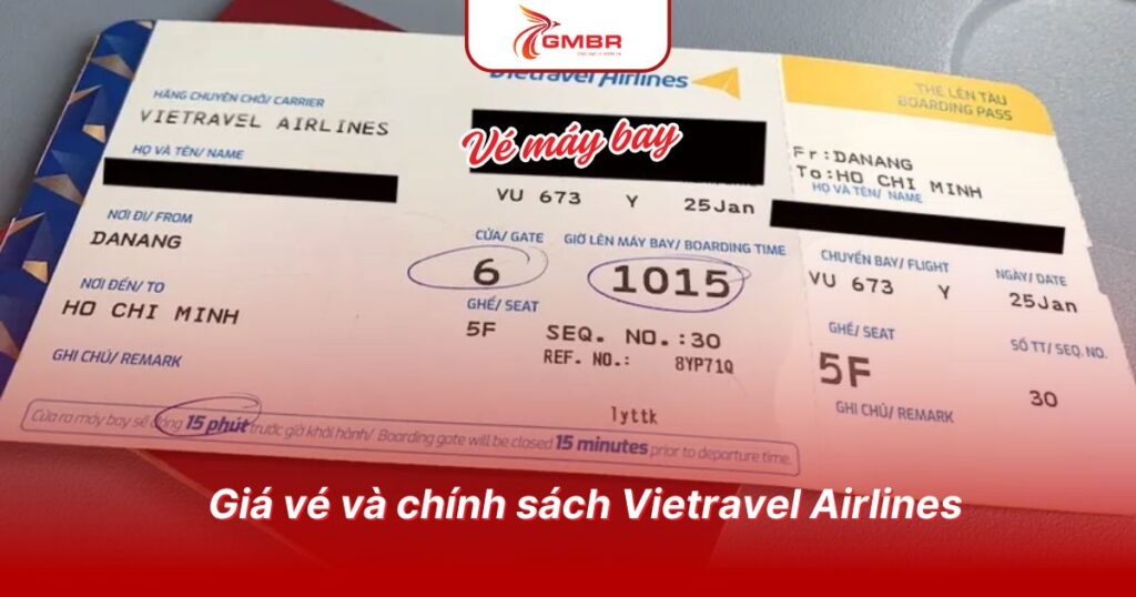 Giá vé và chính sách Vietravel Airlines