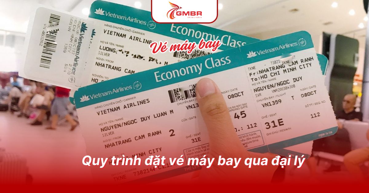 Quy trình đặt vé máy bay qua đại lý