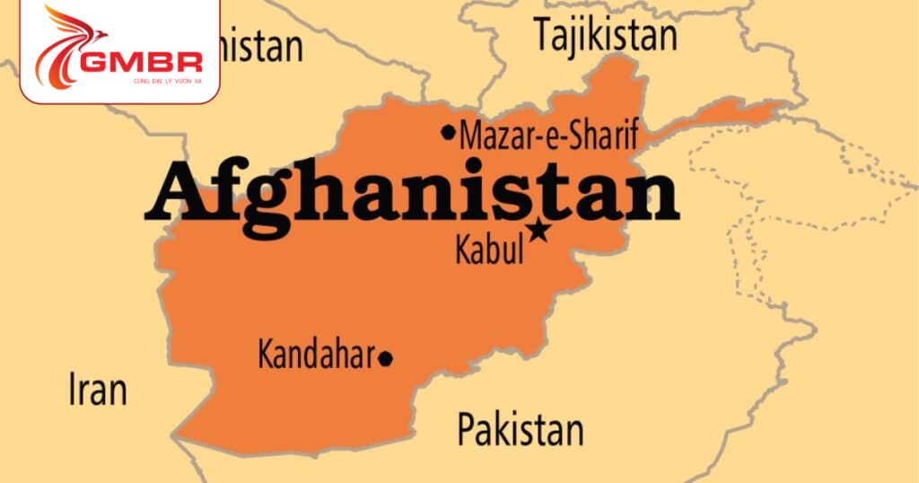 Vị trí địa lý Afghanistan