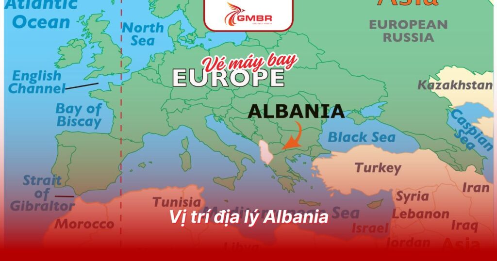 Vị trí địa lý Albania