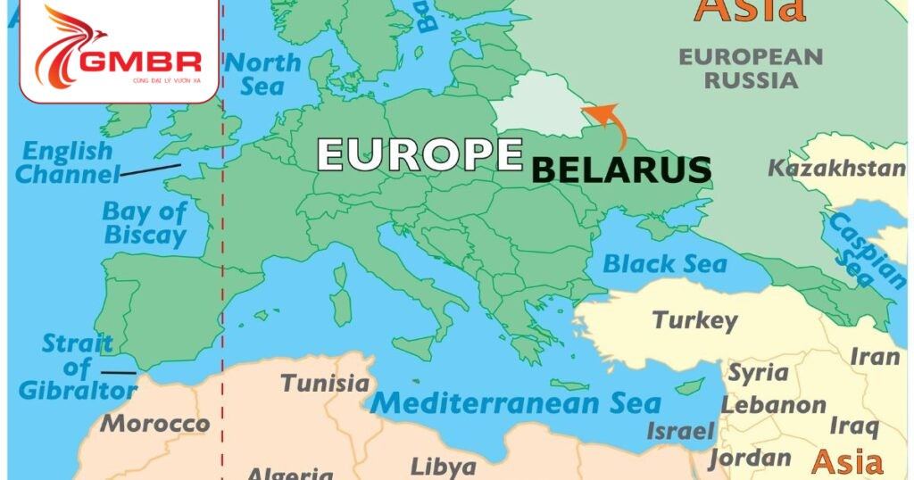 Vị trí địa lý Belarus