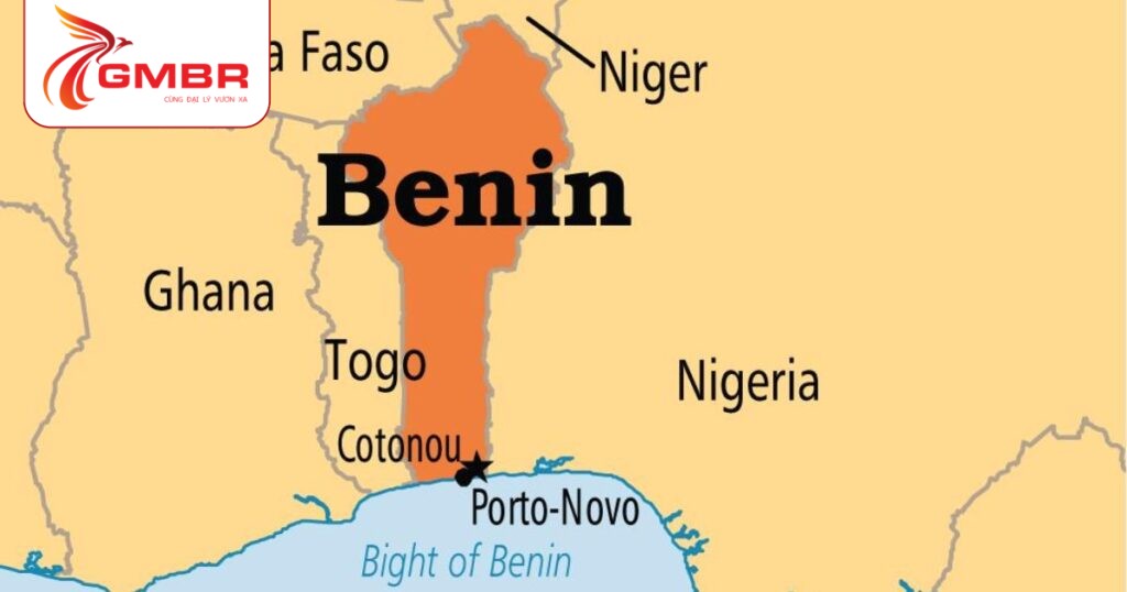 Vị trí địa lý Bénin