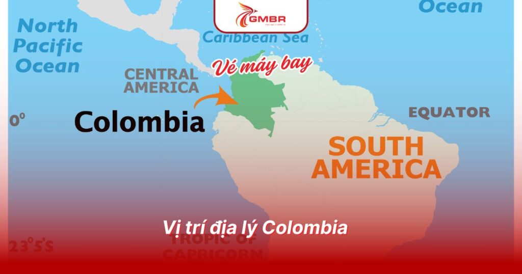 Vị trí địa lý Colombia