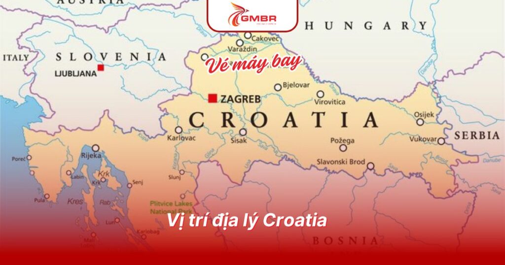 Vị trí địa lý Croatia