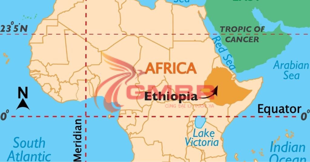 Vị trí địa lý Ethiopia
