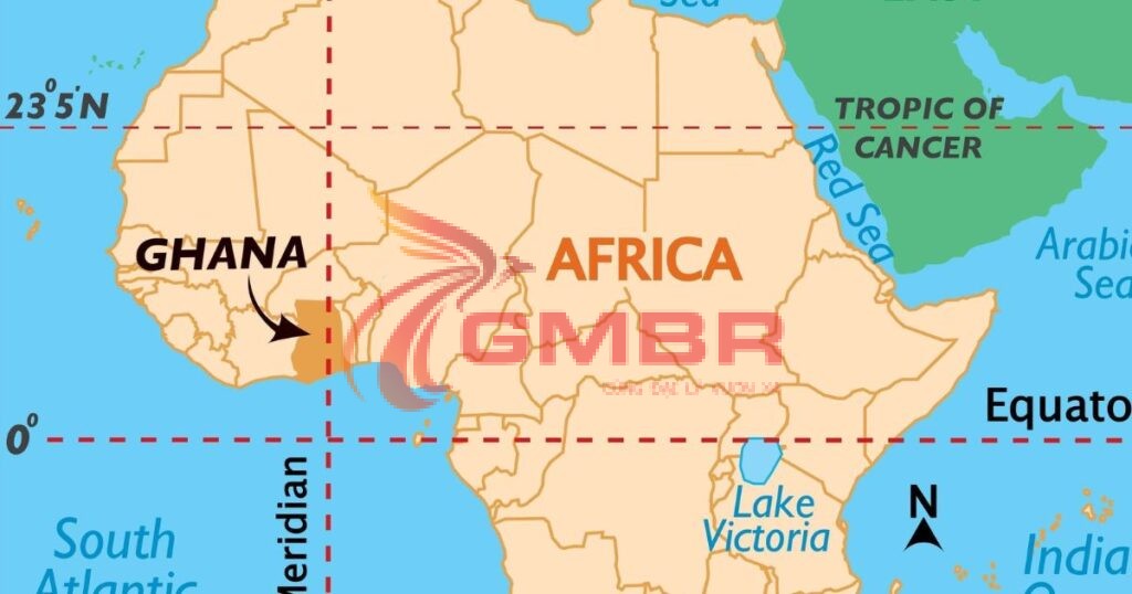Vị trí địa lý Ghana