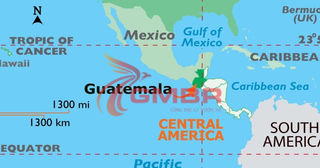 Du lịch Guatemala: Địa điểm, Lịch trình du lịch & Hãng hàng không khai thác chuyến bay đến Guatemala 1 Vị trí địa lý Guatemala