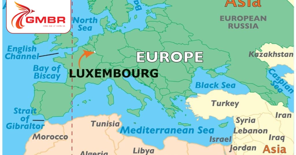 Du lịch Luxembourg: Thời điểm du lịch, Địa điểm du lịch, Lịch trình du lịch & Hãng hàng không khai thác chuyến bay đến Luxembourg 1 Vị trí địa lý Luxembourg