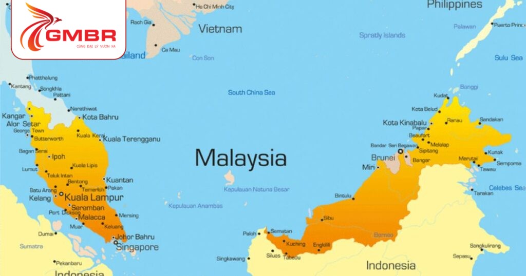 Vị trí địa lý Malaysia