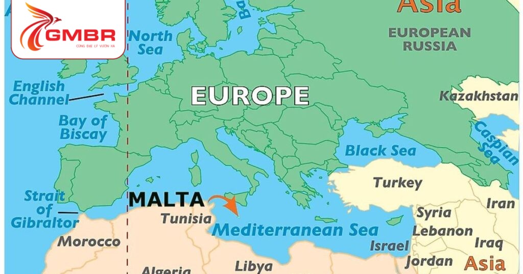 Vị trí địa lý Malta
