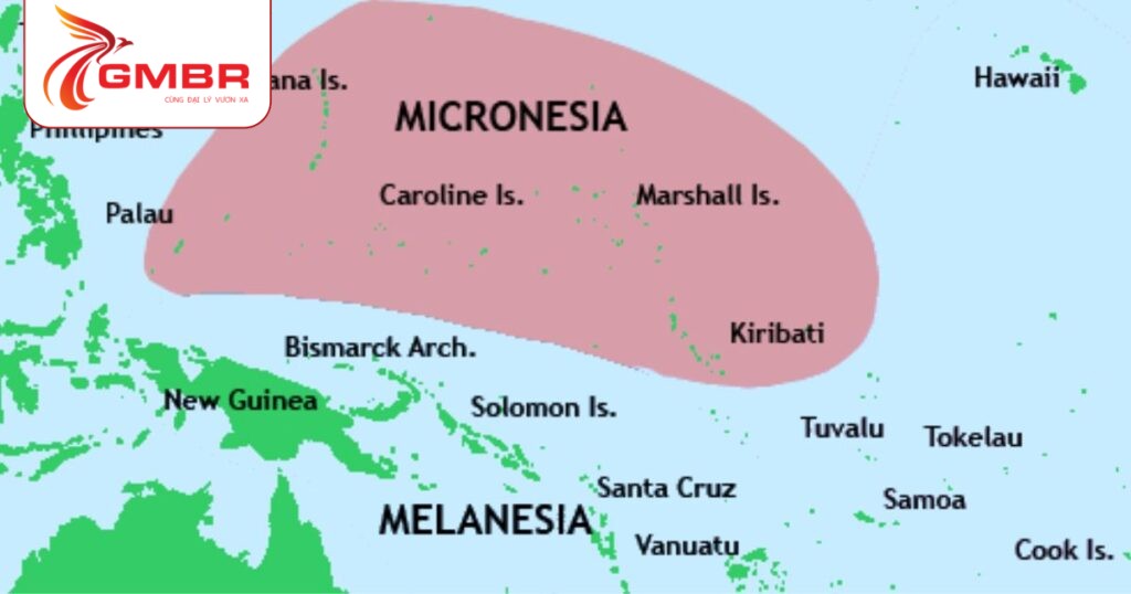 Vị trí địa lý Micronesia