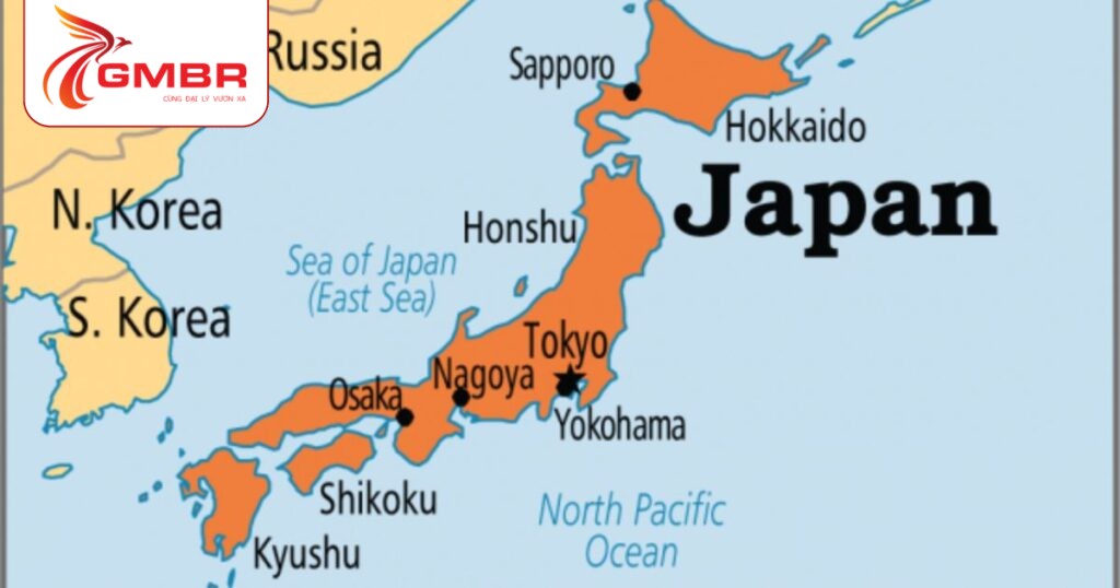 Vị trí địa lý Nhật Bản