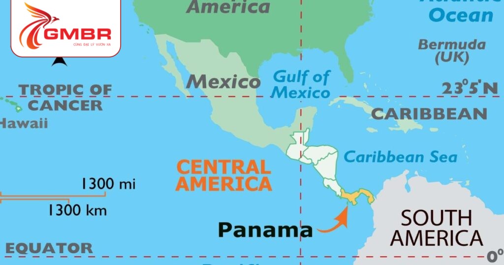 Vị trí địa lý Panama