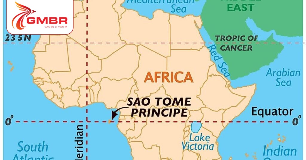 Du lịch São Tomé và Príncipe: Thời điểm du lịch, Địa điểm, Lịch trình du lịch & Hãng hàng không khai thác chuyến bay đến São Tomé và Príncipe 1 Vị trí địa lý São Tomé và Príncipe