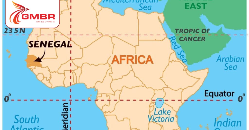 Vị trí địa lý Senegal