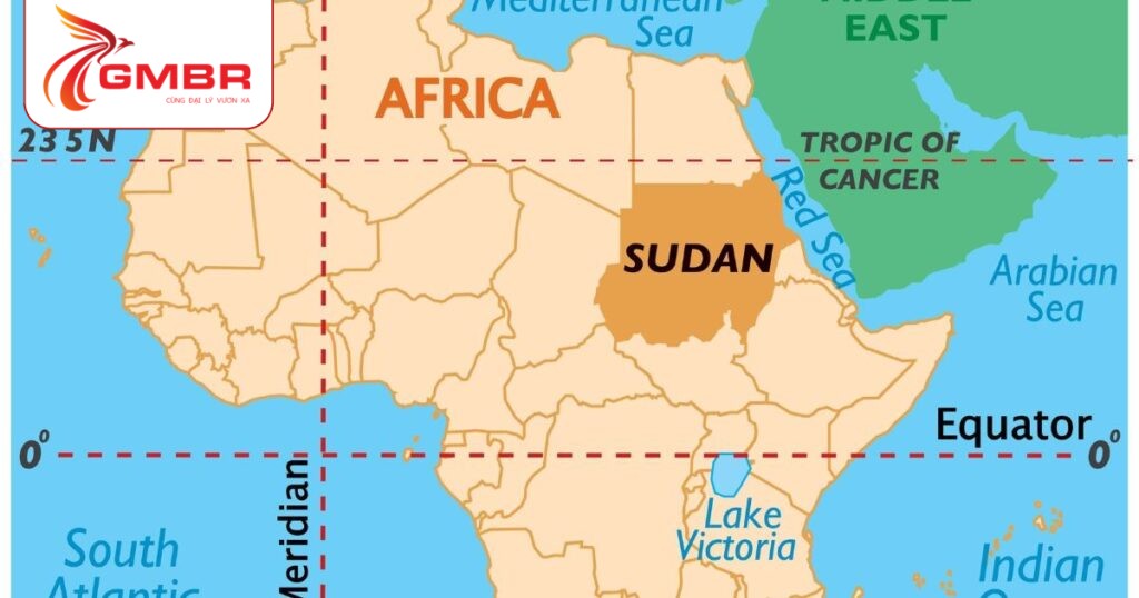Vị trí địa lý Sudan