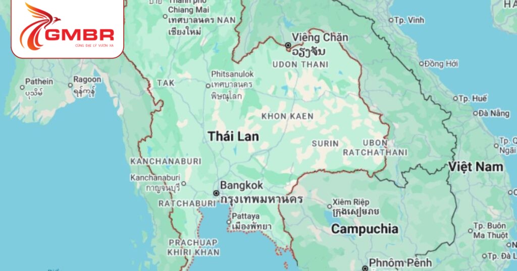 Vị trí địa lý Thái Lan