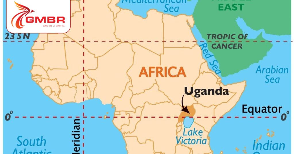 Ví trí địa lý Uganda