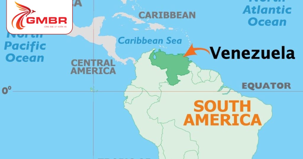Vị trí địa lý Venezuela